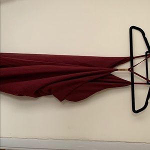 Burgundy Formal Maxi Dress